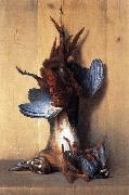 OUDRY, Jean-Baptiste Still-life with Pheasant Norge oil painting reproduction